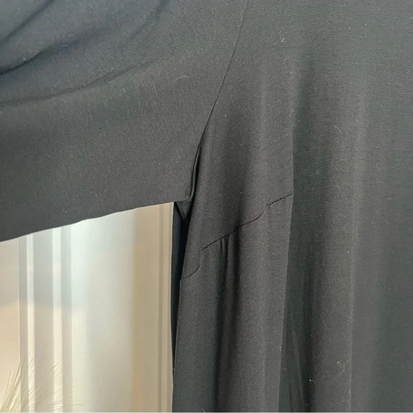 Eileen Fisher Woman Black & Tan Jersey Dress. Size 1X. - Picture 7 of 10